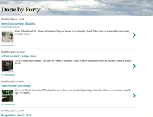 Tablet Screenshot of donebyforty.com